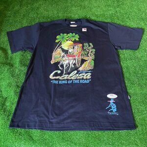 Dibuho Calesa The King Of The Road Rare Handpainted T-Shirt Big Size XXXL NEW